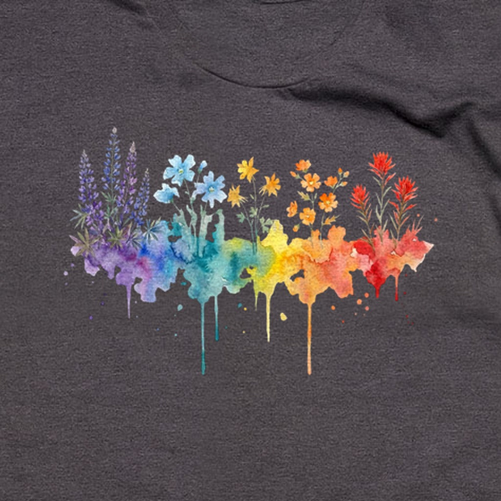 Watercolor Grand Canyon Wildflowers T-Shirt