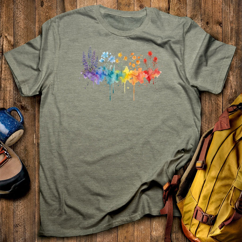 Watercolor Grand Canyon Wildflowers T-Shirt
