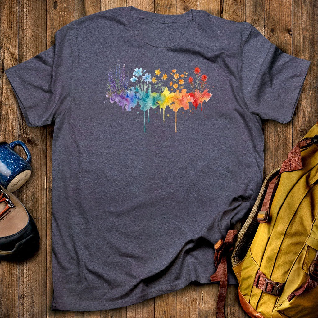Watercolor Grand Canyon Wildflowers T-Shirt