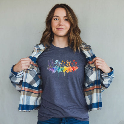 Watercolor Grand Canyon Wildflowers T-Shirt