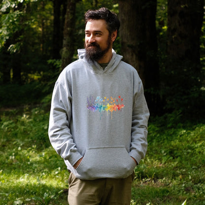 Watercolor Grand Canyon Wildflowers Hoodie