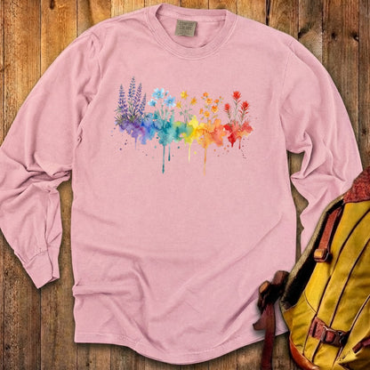 Watercolor Grand Canyon Wildflowers Premium Long Sleeve