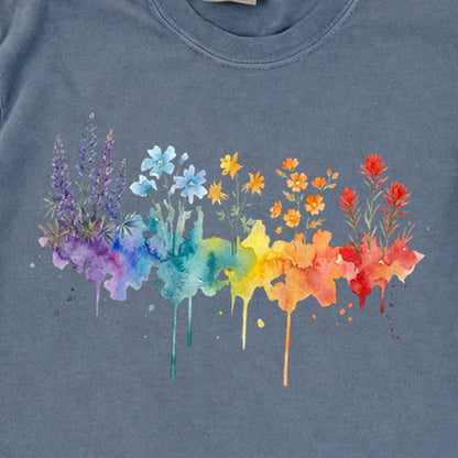 Watercolor Grand Canyon Wildflowers Premium Long Sleeve