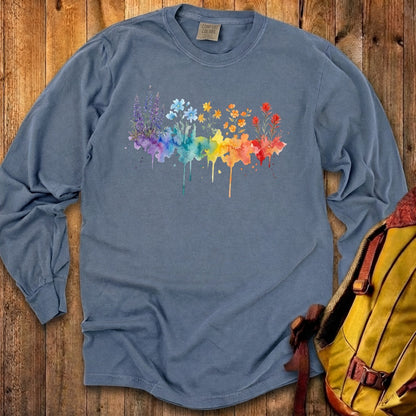 Watercolor Grand Canyon Wildflowers Premium Long Sleeve