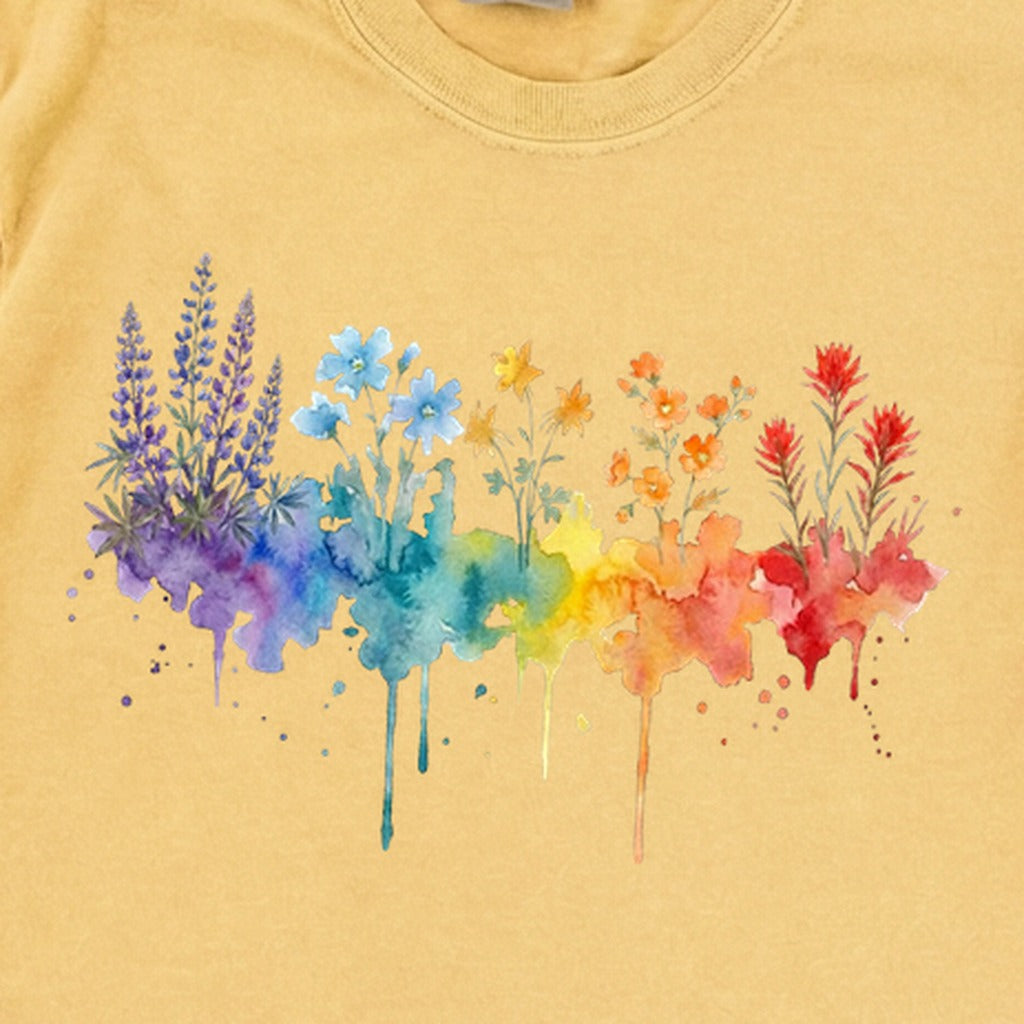 Watercolor Grand Canyon Wildflowers Premium Long Sleeve