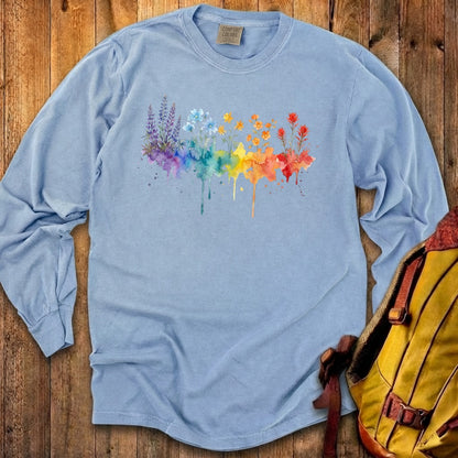 Watercolor Grand Canyon Wildflowers Premium Long Sleeve