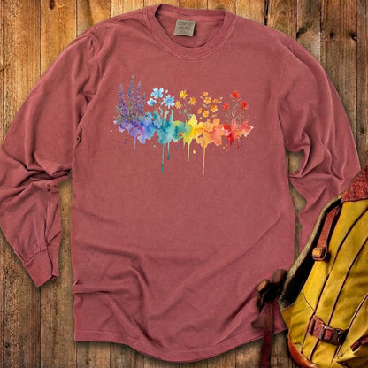 Watercolor Grand Canyon Wildflowers Premium Long Sleeve