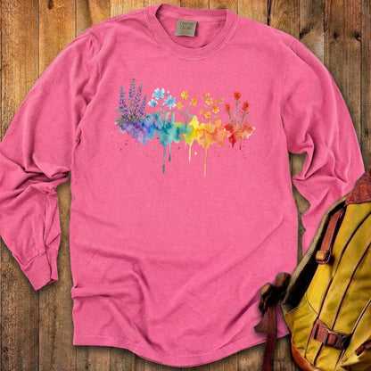 Watercolor Grand Canyon Wildflowers Premium Long Sleeve