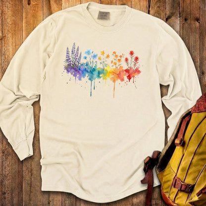Watercolor Grand Canyon Wildflowers Premium Long Sleeve