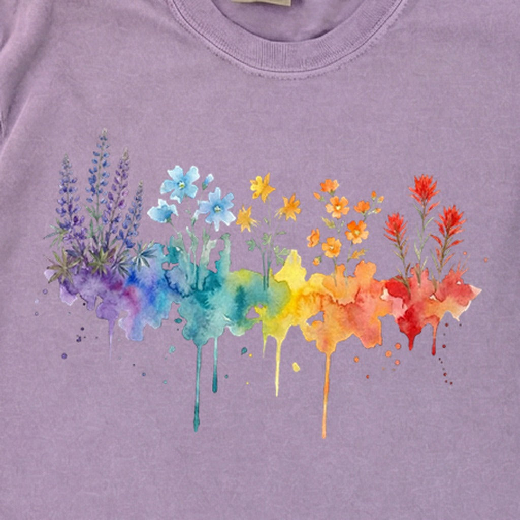 Watercolor Grand Canyon Wildflowers Premium Long Sleeve