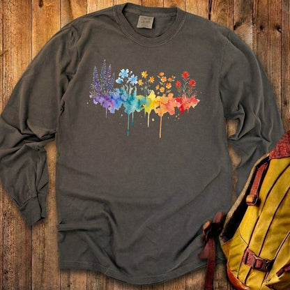 Watercolor Grand Canyon Wildflowers Premium Long Sleeve