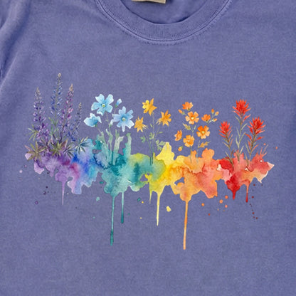 Watercolor Grand Canyon Wildflowers Premium Long Sleeve