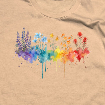 Watercolor Grand Canyon Wildflowers T-Shirt