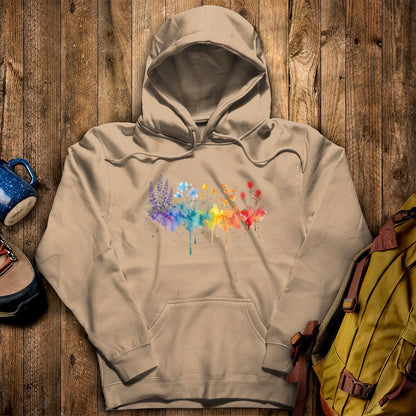 Watercolor Grand Canyon Wildflowers Hoodie