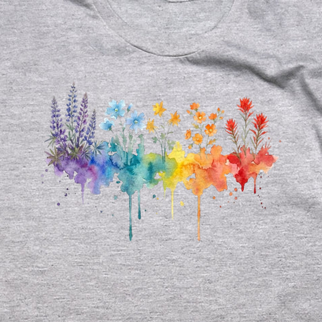 Watercolor Grand Canyon Wildflowers T-Shirt