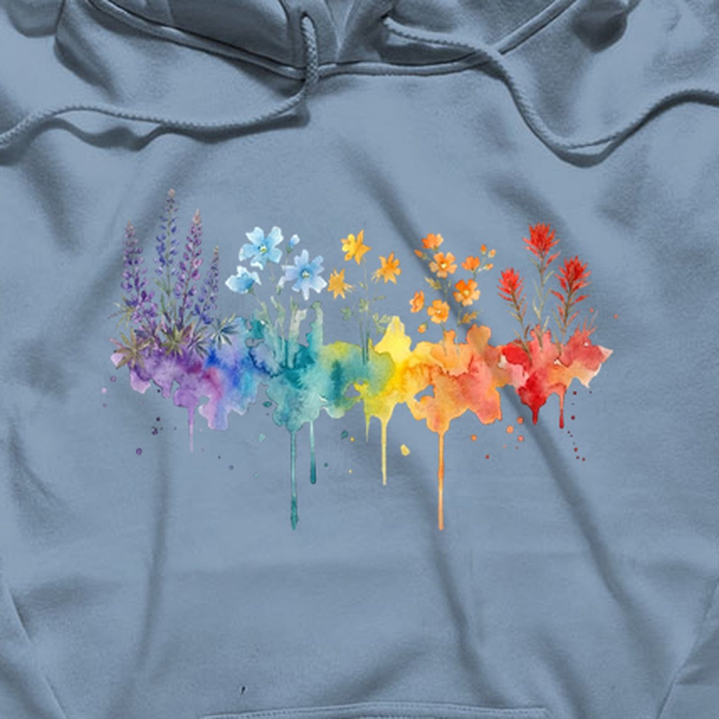 Watercolor Grand Canyon Wildflowers Hoodie