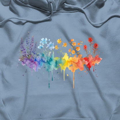 Watercolor Grand Canyon Wildflowers Hoodie