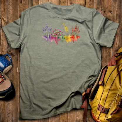 Watercolor Arches Wildflowers T-Shirt