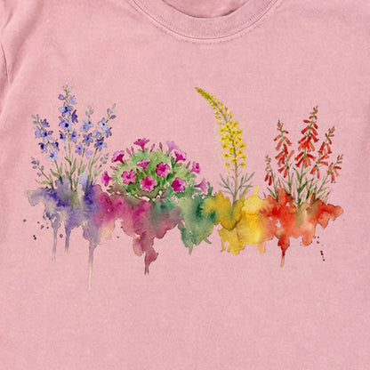 Watercolor Arches Wildflowers Premium Long Sleeve