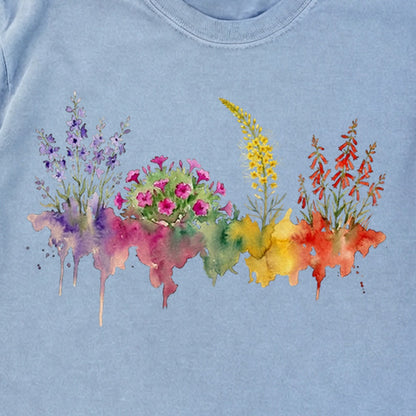Watercolor Arches Wildflowers Premium Long Sleeve