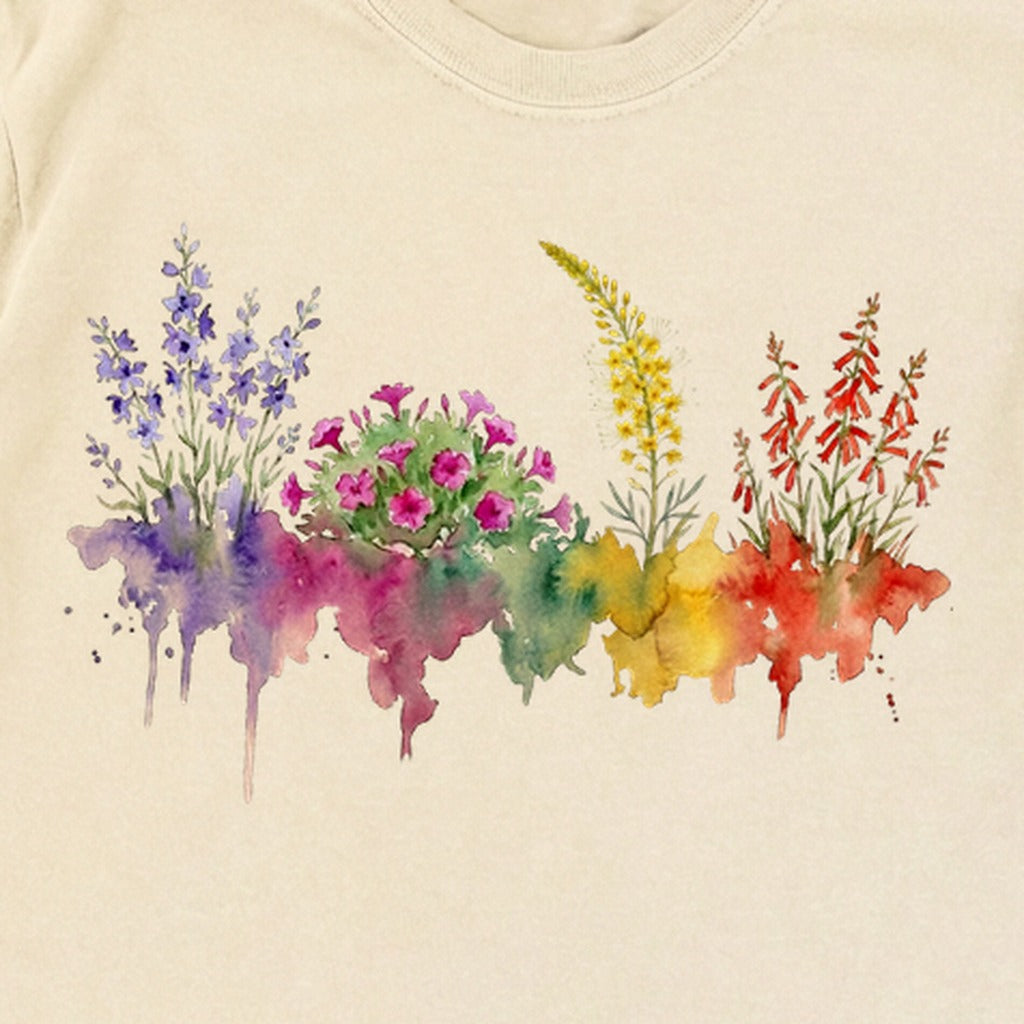 Watercolor Arches Wildflowers Premium Long Sleeve
