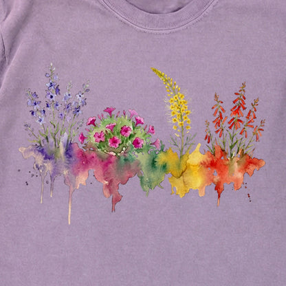 Watercolor Arches Wildflowers Premium Long Sleeve