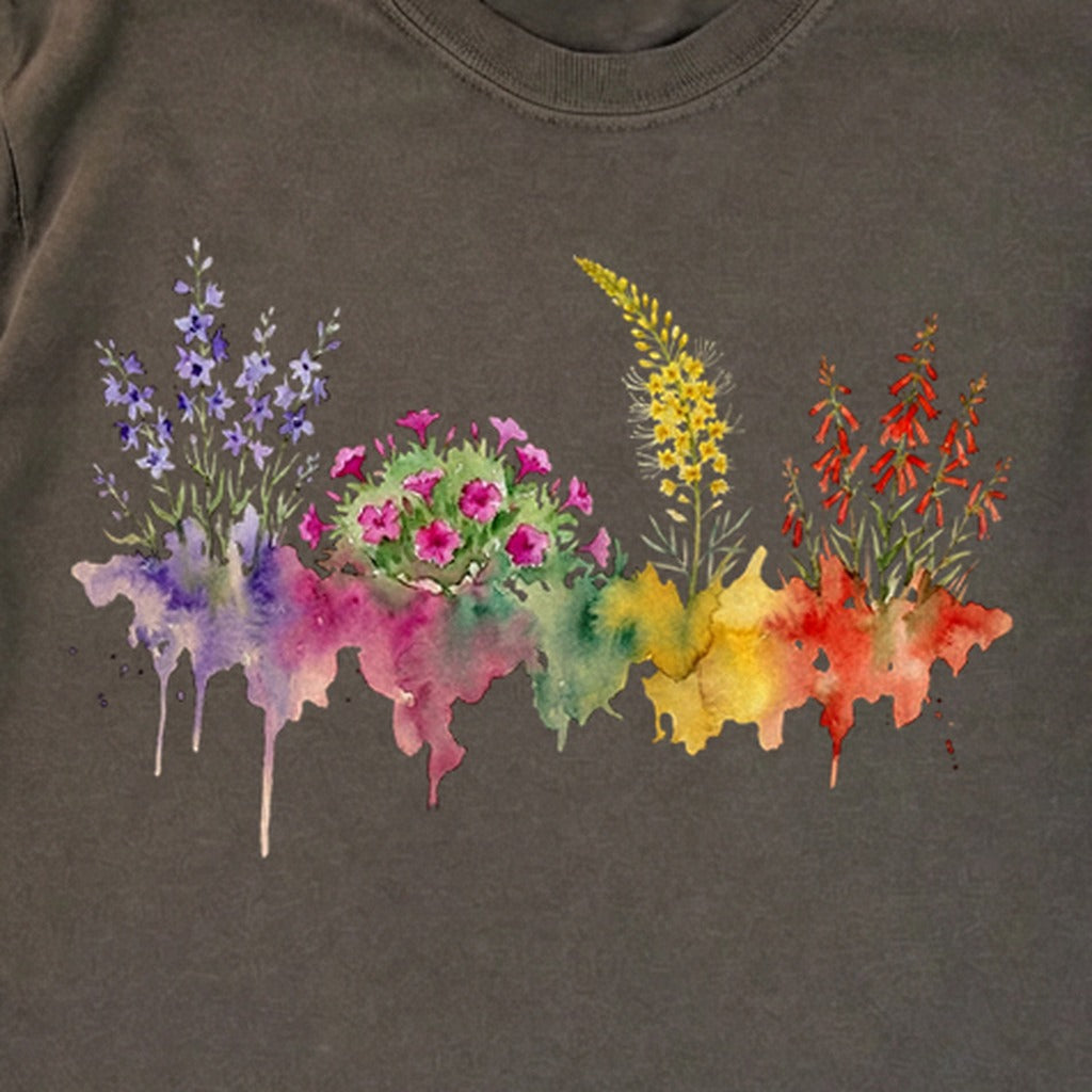 Watercolor Arches Wildflowers Premium Long Sleeve