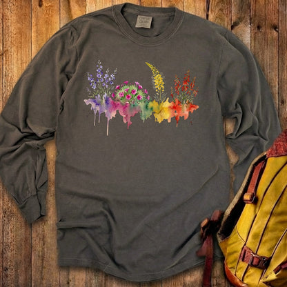 Watercolor Arches Wildflowers Premium Long Sleeve