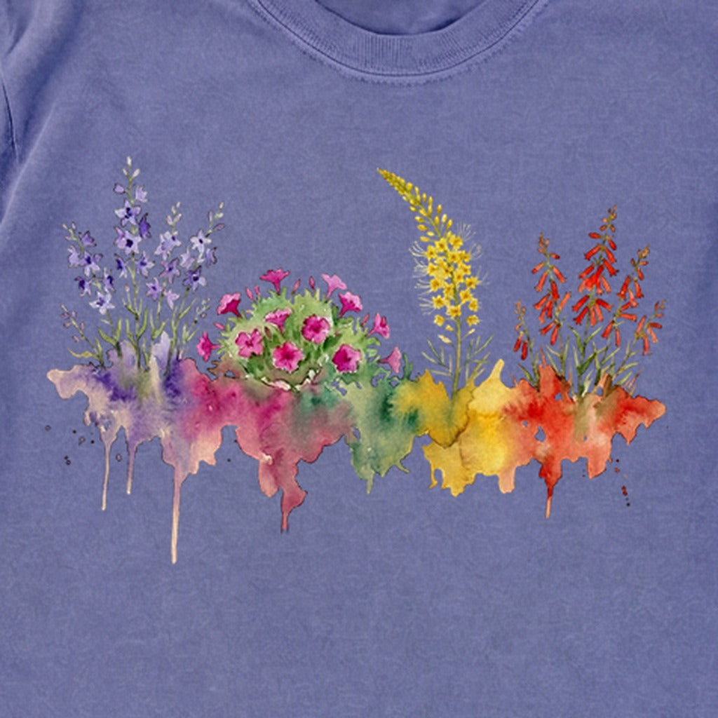 Watercolor Arches Wildflowers Premium Long Sleeve