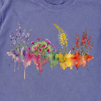 Watercolor Arches Wildflowers Premium Long Sleeve