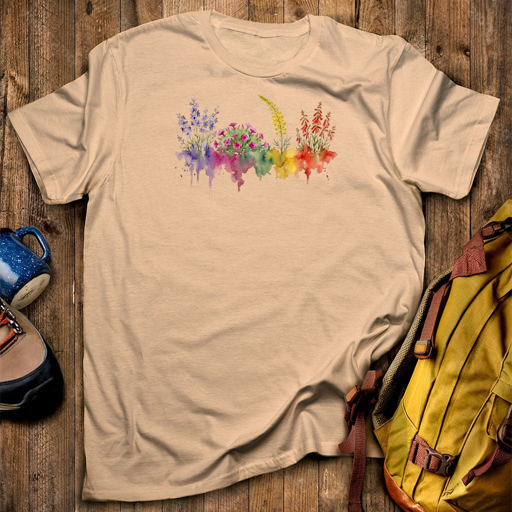 Watercolor Arches Wildflowers T-Shirt