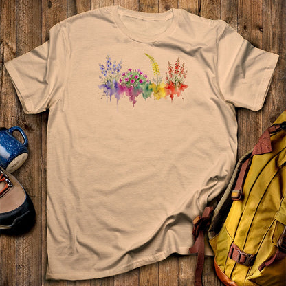 Watercolor Arches Wildflowers T-Shirt