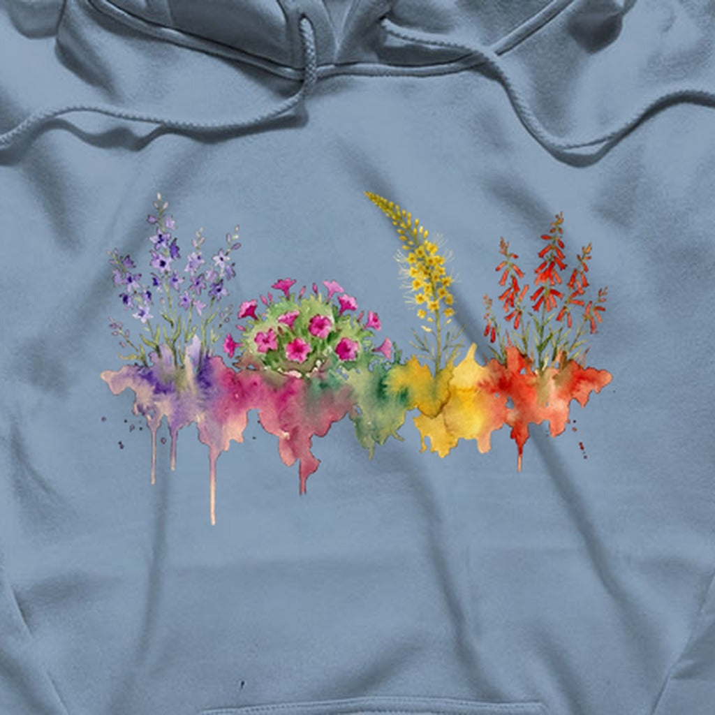 Watercolor Arches Wildflowers Hoodie