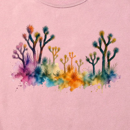 Watercolor Joshua Tree National Park Cotton T-Shirt
