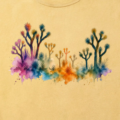 Watercolor Joshua Tree National Park Cotton T-Shirt