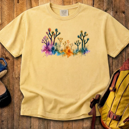 Watercolor Joshua Tree National Park Cotton T-Shirt
