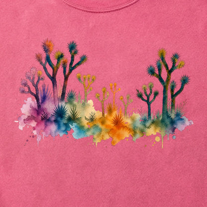 Watercolor Joshua Tree National Park Cotton T-Shirt