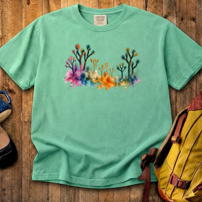 Watercolor Joshua Tree National Park Cotton T-Shirt