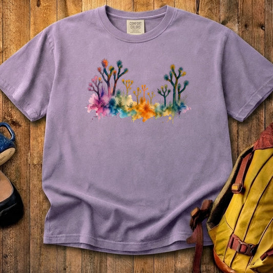 Watercolor Joshua Tree National Park Cotton T-Shirt