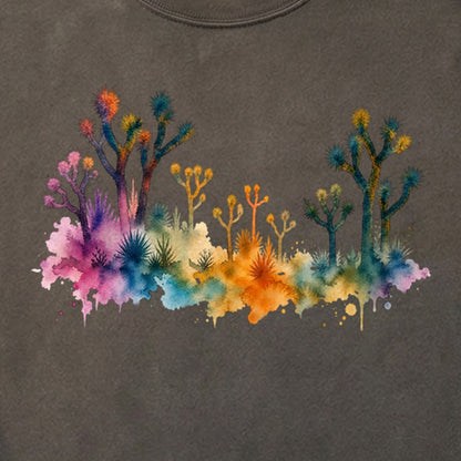 Watercolor Joshua Tree National Park Cotton T-Shirt