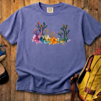 Watercolor Joshua Tree National Park Cotton T-Shirt