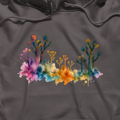Watercolor Joshua Tree National Park Hoodie