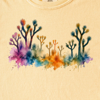 Watercolor Joshua Tree National Park Kids Cotton T-Shirt