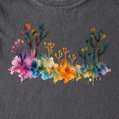 Watercolor Joshua Tree National Park Kids Cotton T-Shirt
