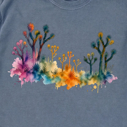 Watercolor Joshua Tree National Park Premium Long Sleeve