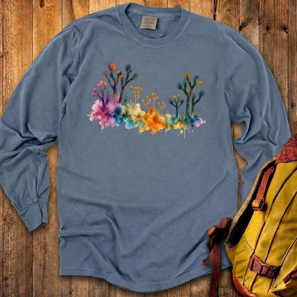 Watercolor Joshua Tree National Park Premium Long Sleeve
