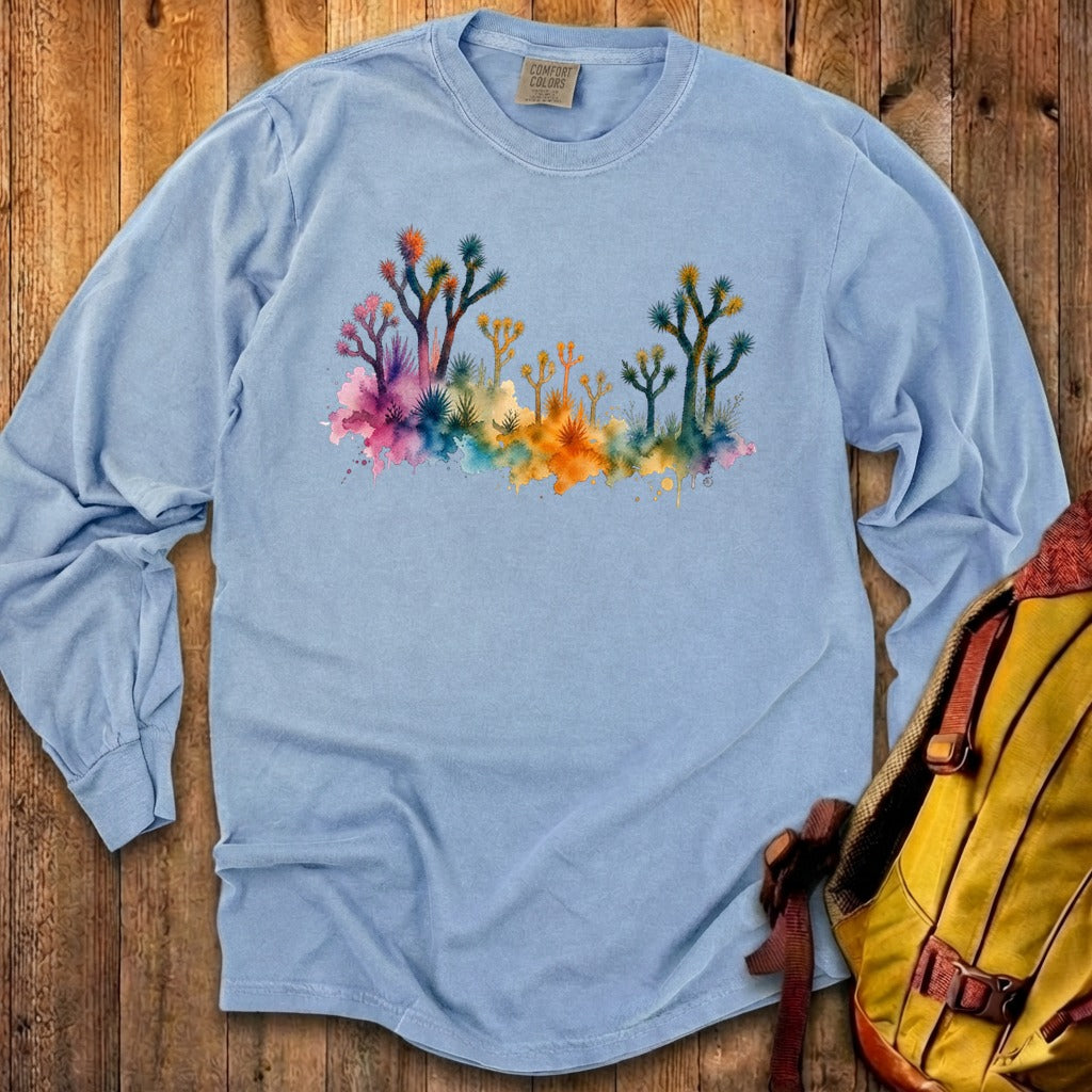 Watercolor Joshua Tree National Park Premium Long Sleeve