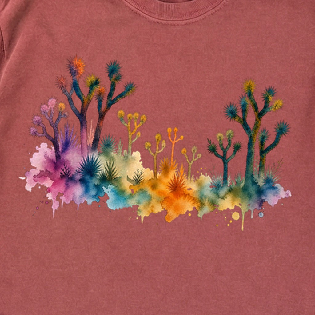 Watercolor Joshua Tree National Park Premium Long Sleeve