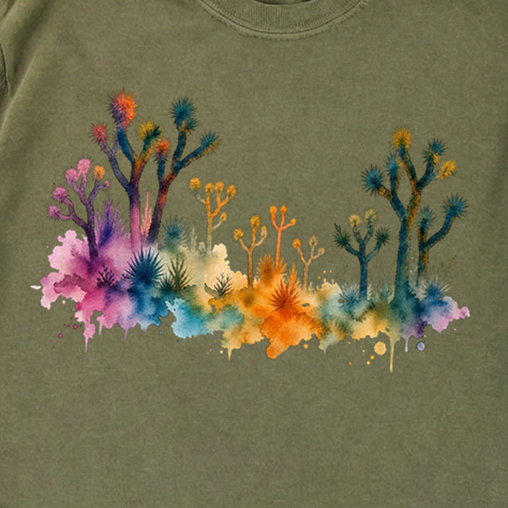 Watercolor Joshua Tree National Park Premium Long Sleeve