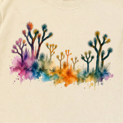 Watercolor Joshua Tree National Park Premium Long Sleeve
